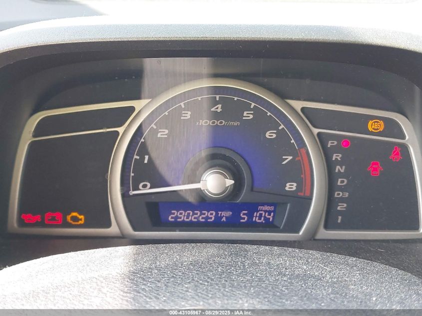 2010 Honda Civic Lx VIN: 2HGFA1F59AH516128 Lot: 43105967