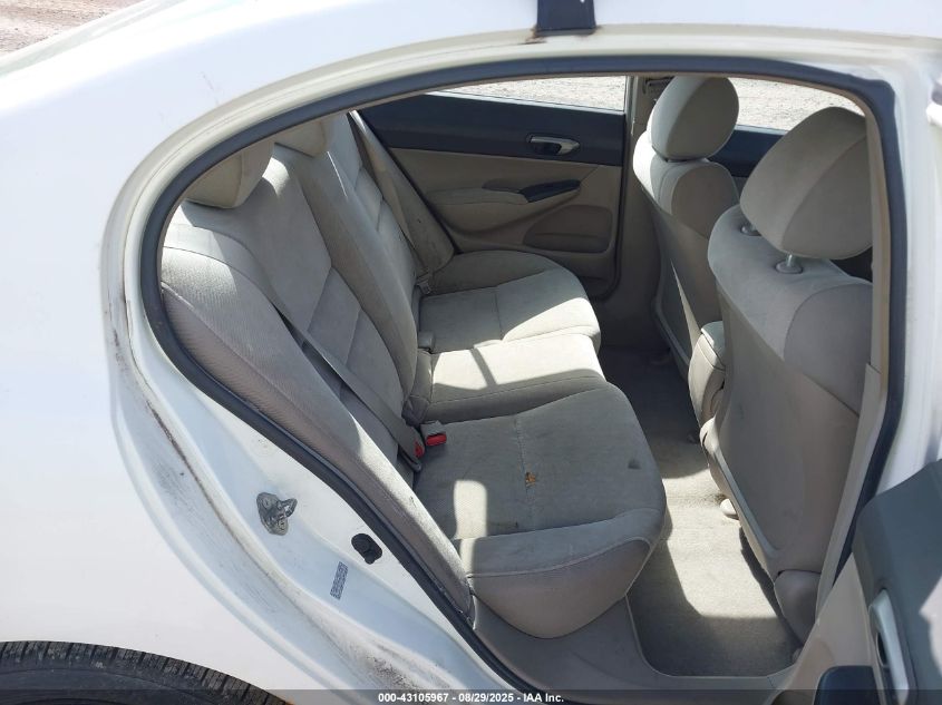 2010 Honda Civic Lx VIN: 2HGFA1F59AH516128 Lot: 43105967