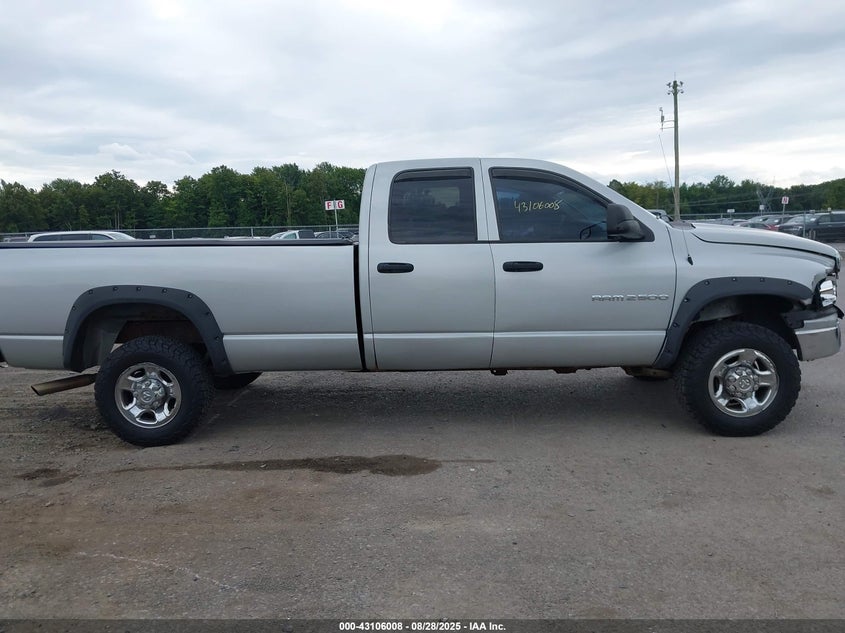 2003 Dodge Ram 2500 Slt/Laramie/St VIN: 3D7KU28DX3G769661 Lot: 43106008