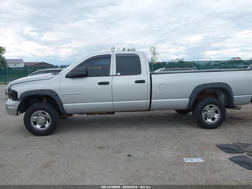 2003 Dodge Ram 2500 Slt/Laramie/St VIN: 3D7KU28DX3G769661 Lot: 43106008