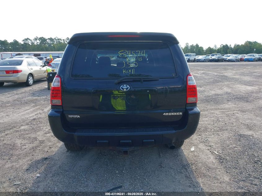 2007 Toyota 4Runner Sport V6 VIN: JTEBU14R778087320 Lot: 43106241