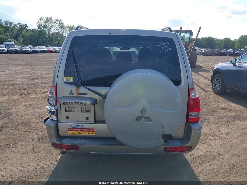 2003 Mitsubishi Montero 20Th Anniversary/Limited VIN: JA4NW51S13J047080 Lot: 43106289