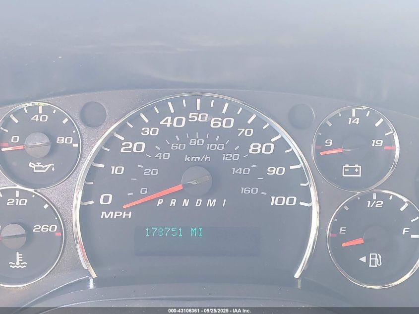 2013 Chevrolet Express 2500 Work Van VIN: 1GCWGFBA2D1115469 Lot: 43106361