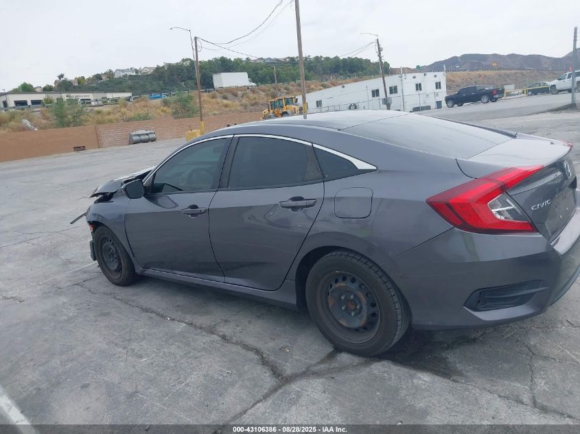 2017 Honda Civic Lx VIN: 19XFC2F5XHE018606 Lot: 43106386