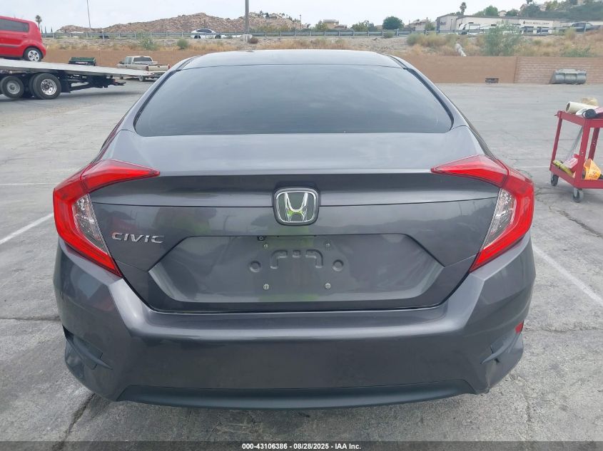 2017 Honda Civic Lx VIN: 19XFC2F5XHE018606 Lot: 43106386
