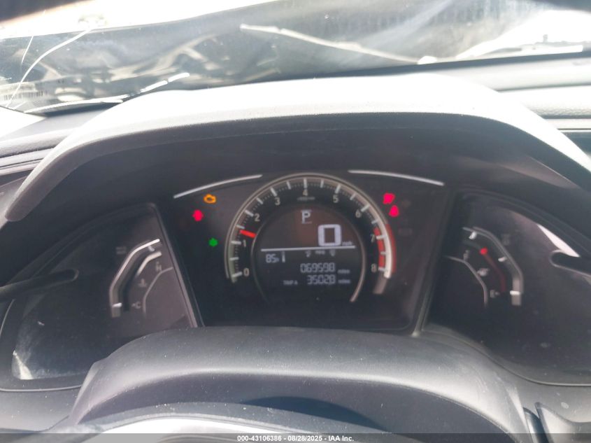 2017 Honda Civic Lx VIN: 19XFC2F5XHE018606 Lot: 43106386