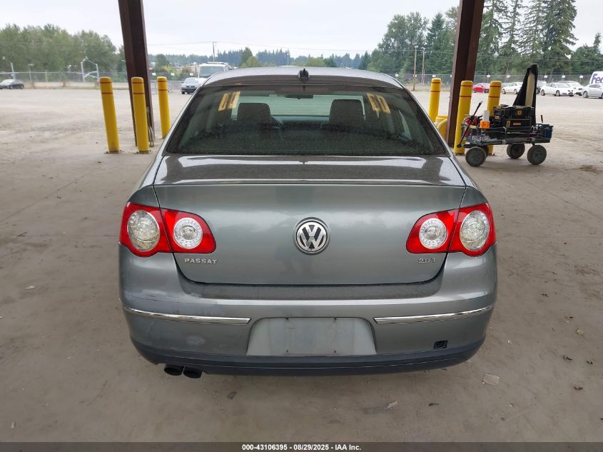 2006 Volkswagen Passat 2.0T/Value Edition VIN: WVWAK93C46P051154 Lot: 43106395