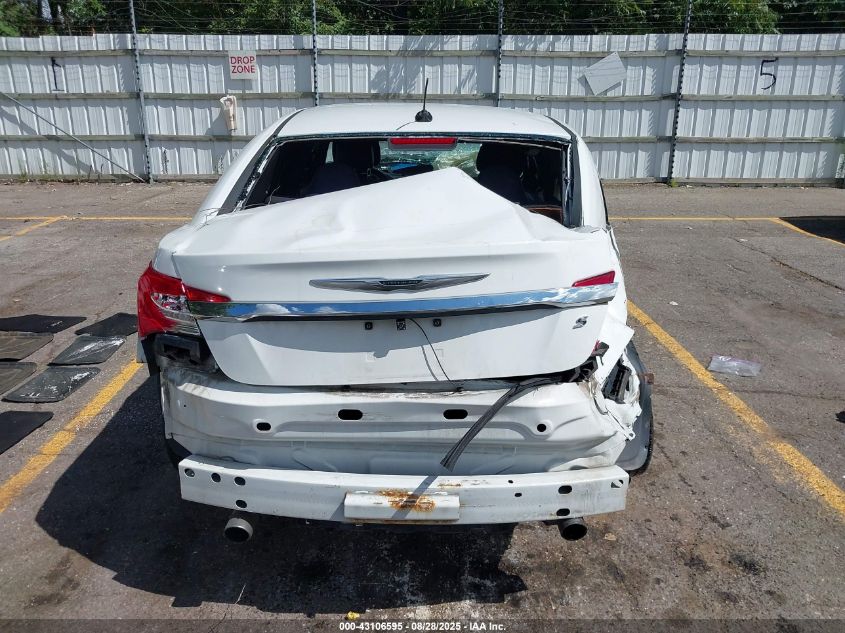 2012 Chrysler 200 Touring VIN: 1C3CCBBG2CN283071 Lot: 43106595