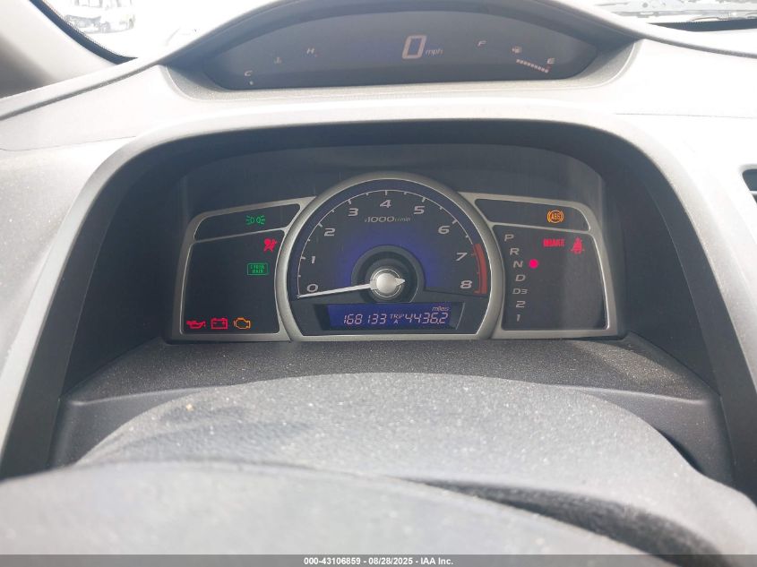 2009 Honda Civic Lx VIN: 2HGFA16509H345930 Lot: 43106859