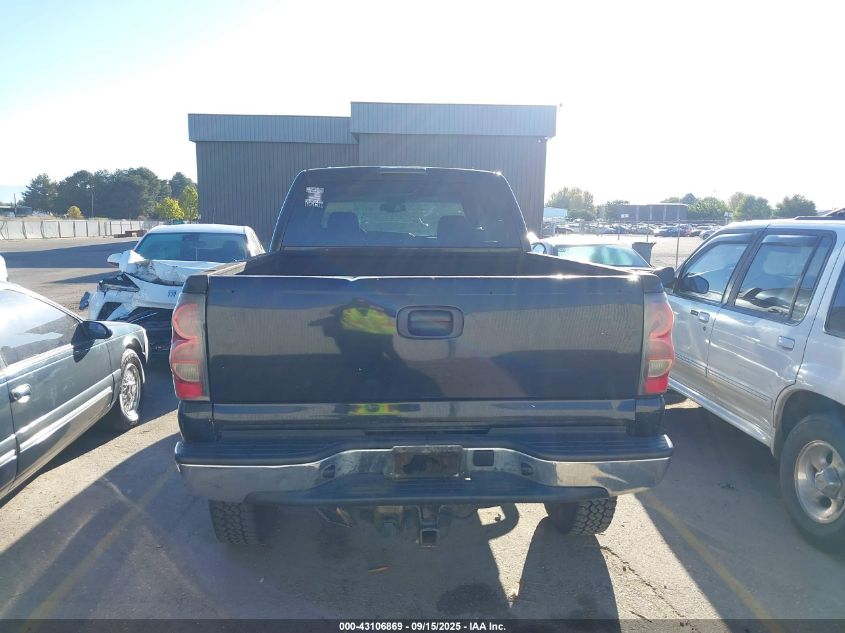 2006 Chevrolet Silverado 2500Hd Lt3 VIN: 1GCHK23D46F187725 Lot: 43106869