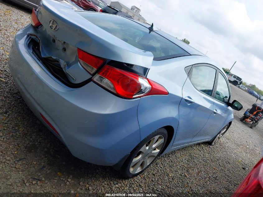 2012 Hyundai Elantra Limited (Ulsan Plant) VIN: KMHDH4AE1CU354940 Lot: 43107036
