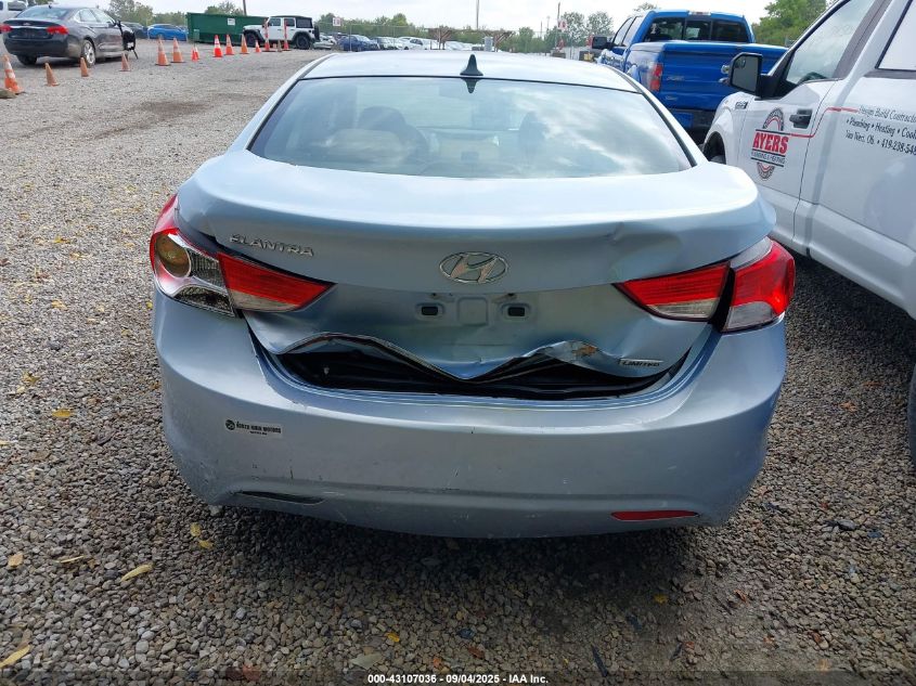 2012 Hyundai Elantra Limited (Ulsan Plant) VIN: KMHDH4AE1CU354940 Lot: 43107036