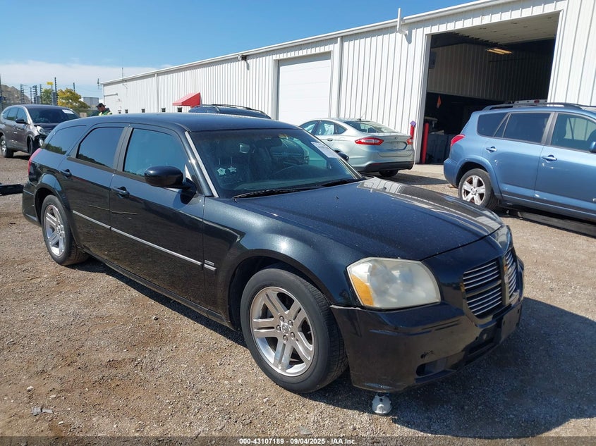 2005 Dodge Magnum Rt black wagon gasoline 2D8GV58265H117945 photo #1
