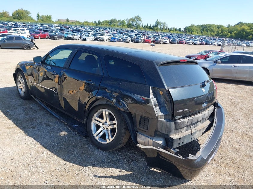 2005 Dodge Magnum Rt black wagon gasoline 2D8GV58265H117945 photo #4