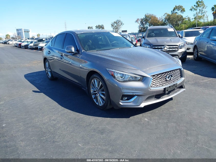 Vin: jn1ev7bp5pm510568, lot: 43601495, infiniti q50 luxe 2023 img_1