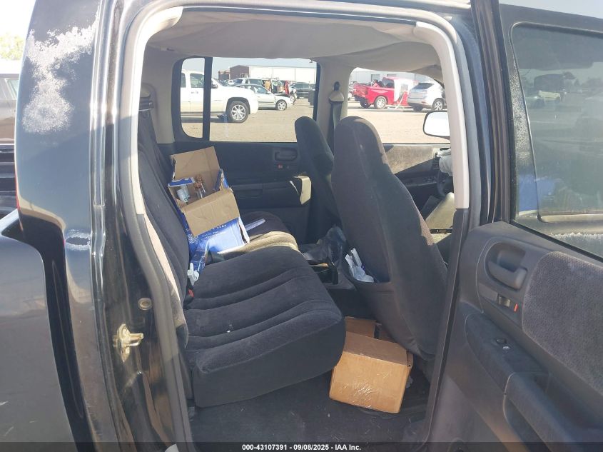 2002 Dodge Dakota Quad Slt VIN: 1B7HL48N32S522887 Lot: 43107391