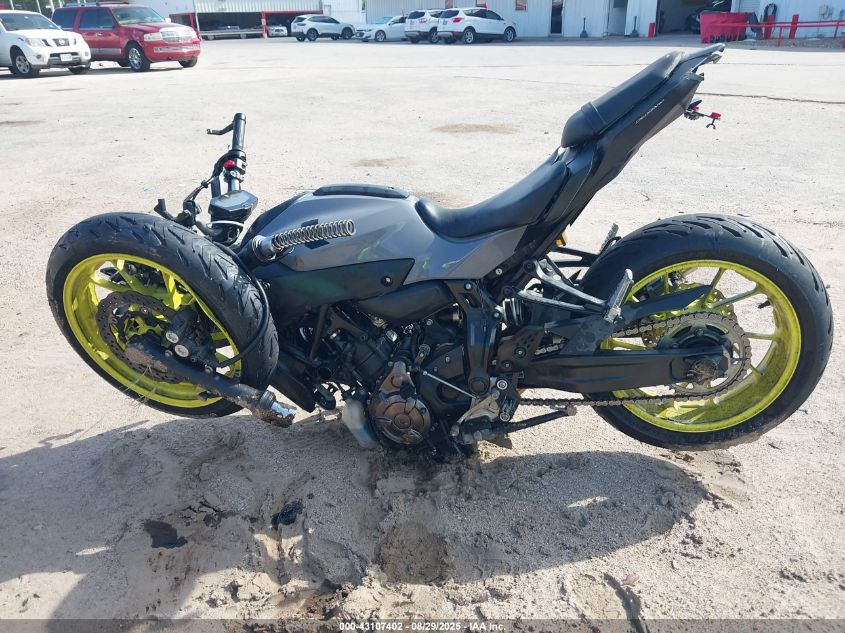 2016 Yamaha Fz07 VIN: JYARM06E3GA010018 Lot: 43107402