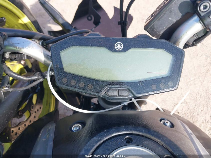 2016 Yamaha Fz07 VIN: JYARM06E3GA010018 Lot: 43107402
