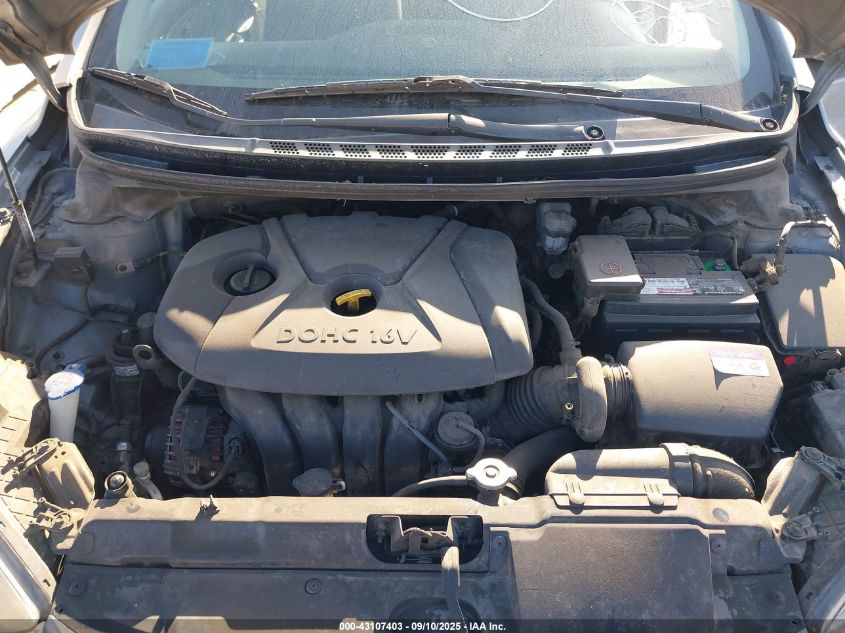 2013 Hyundai Elantra Gls/Limited VIN: KMHDH4AE3D4895358 Lot: 43107403