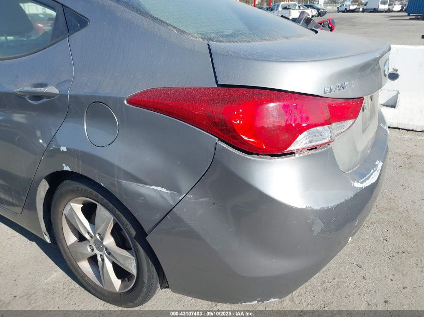 2013 Hyundai Elantra Gls/Limited VIN: KMHDH4AE3D4895358 Lot: 43107403