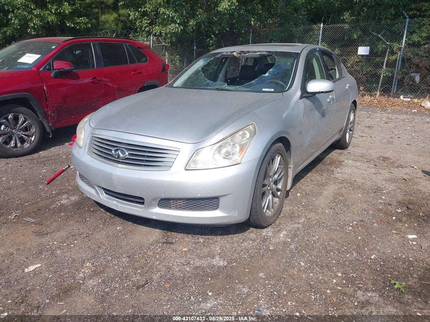 2007 Infiniti G35 Journey silver sedan gasoline JNKBV61E57M701576 photo #3