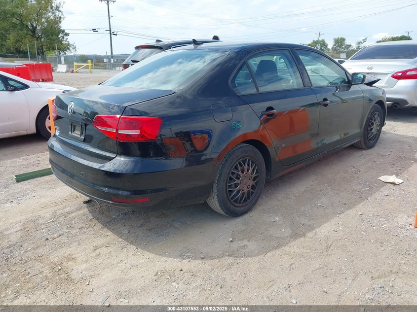 2015 VOLKSWAGEN JETTA 2.0L S - 3VW2K7AJ2FM410305