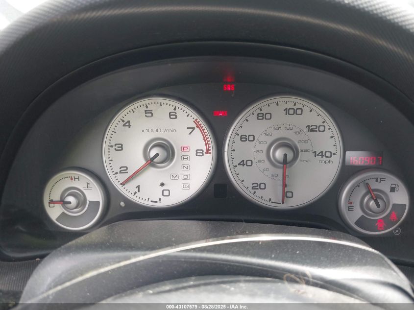 2002 Acura Rsx VIN: JH4DC54882C024472 Lot: 43107579