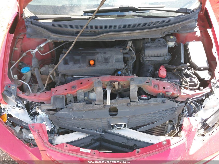 2012 Honda Civic Ex VIN: 2HGFG3B89CH542581 Lot: 43107650