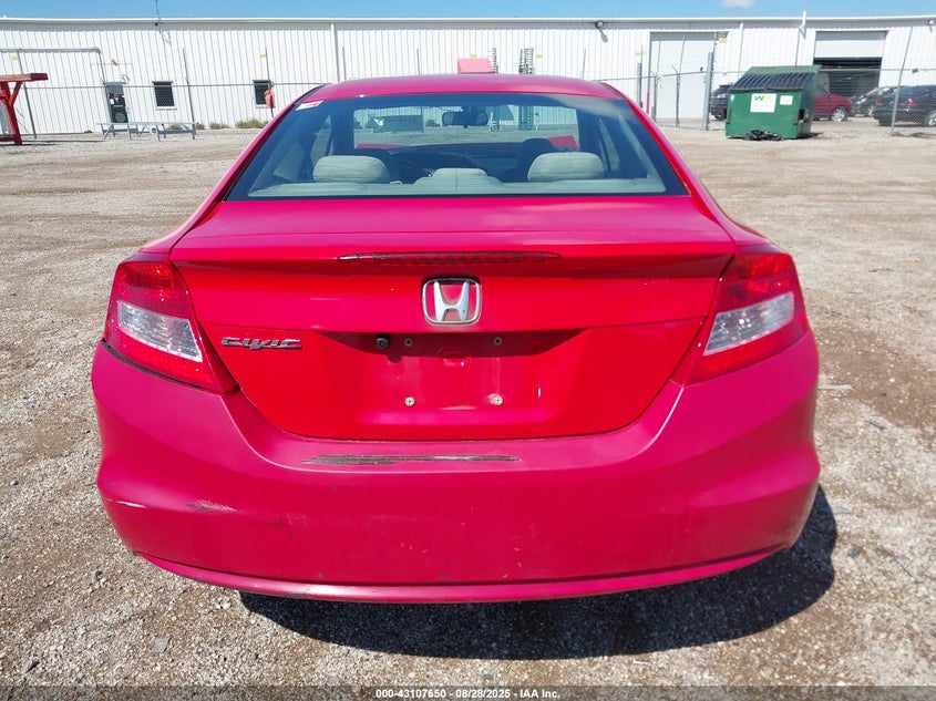 2012 Honda Civic Ex VIN: 2HGFG3B89CH542581 Lot: 43107650
