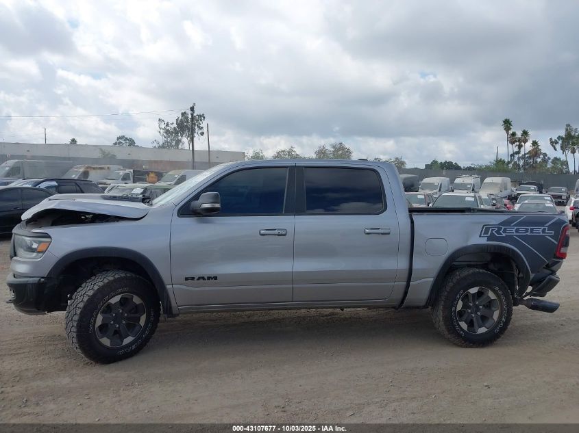 2021 Ram 1500 Rebel 4X4 5'7 Box VIN: 1C6SRFLT2MN814299 Lot: 43107677