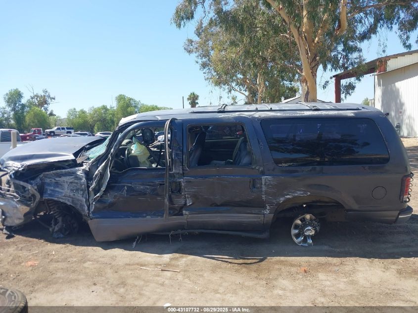 2001 Ford Excursion Xlt VIN: 1FMNU40S11ED72644 Lot: 43107732