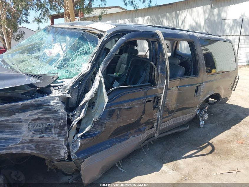 2001 Ford Excursion Xlt VIN: 1FMNU40S11ED72644 Lot: 43107732