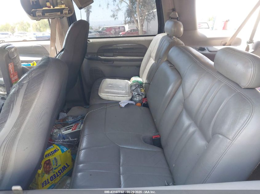 2001 Ford Excursion Xlt VIN: 1FMNU40S11ED72644 Lot: 43107732