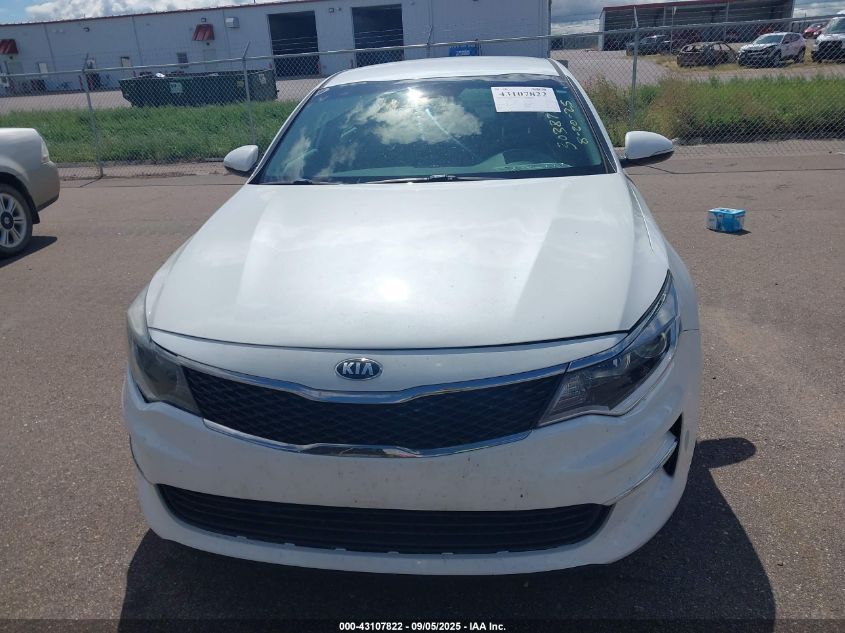 2018 Kia Optima Lx VIN: 5XXGT4L3XJG269299 Lot: 43107822
