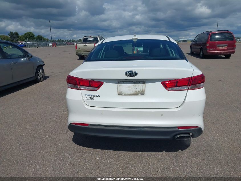2018 Kia Optima Lx VIN: 5XXGT4L3XJG269299 Lot: 43107822