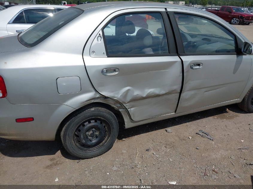 2005 Chevrolet Aveo Ls VIN: KL1TD52625B381305 Lot: 43107841