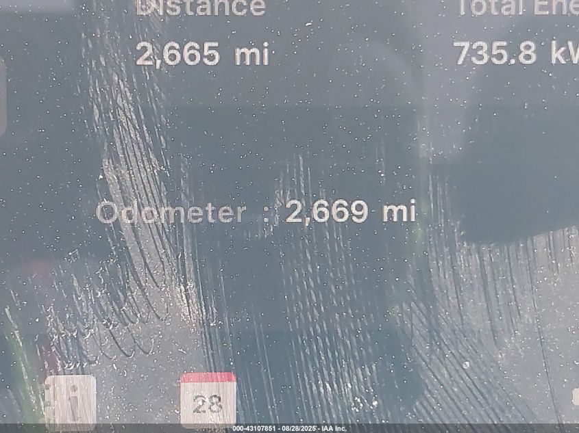 2026 Tesla Model Y Long Range Dual Motor All-Wheel Drive/Long Range Launch Series VIN: 7SAYGDEE8TF349829 Lot: 43107851