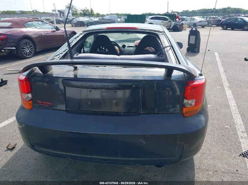 2001 Toyota Celica Gt VIN: JTDDR32T110105549 Lot: 43107945