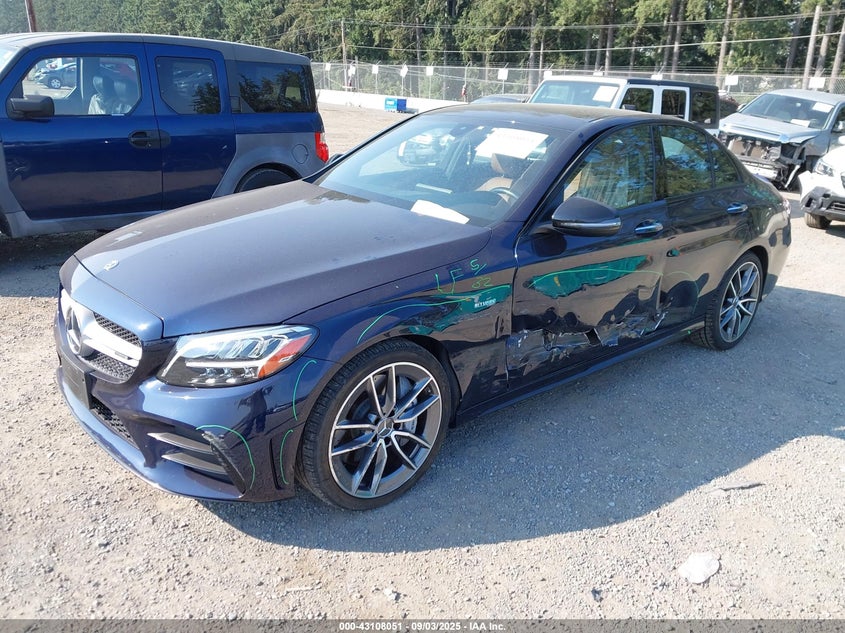 VIN 55SWF6EB3LU329835 2020 MERCEDES-BENZ AMG C 43 4MATIC