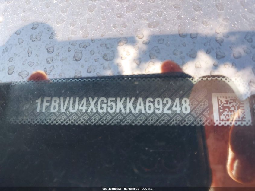 2019 Ford Transit-350 Xlt VIN: 1FBVU4XG5KKA69248 Lot: 43108255