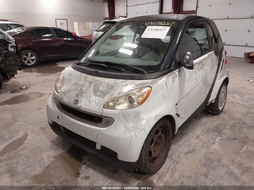 2010 Smart Fortwo Passion/Pure VIN: WMEEJ3BA4AK370966 Lot: 43108267