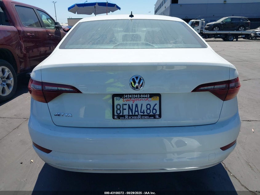 2019 Volkswagen Jetta 1.4 1.4t R-line 1.4t S 1.4t Se White Lot 111043108372 Vin 3VWC57BUXKM046553