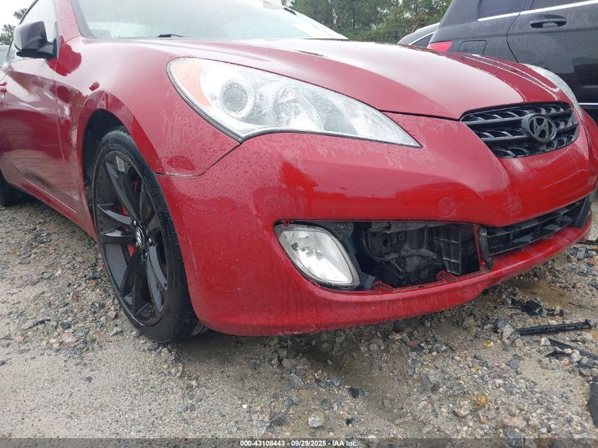 2010 Hyundai Genesis 2.0T Track VIN: KMHHT6KDXAU041609 Lot: 43108443