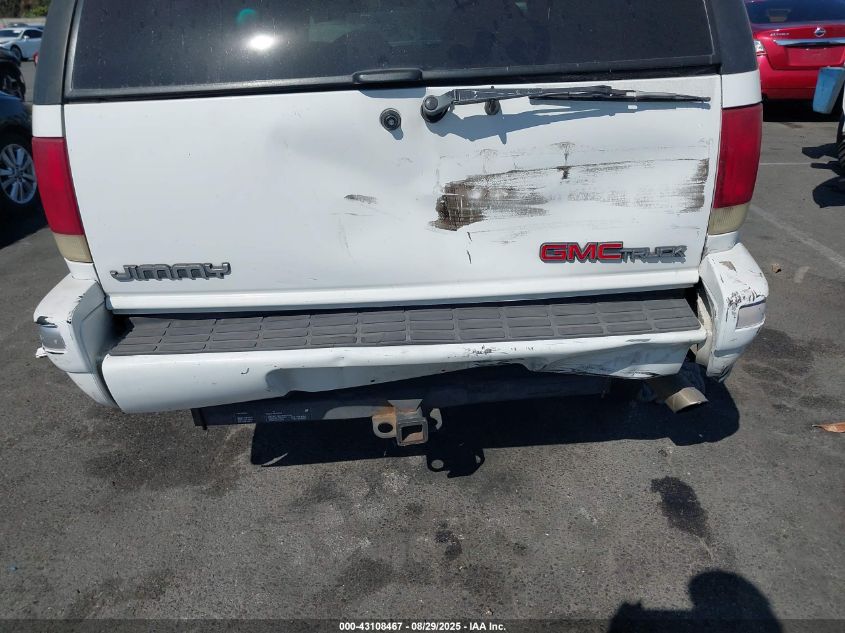 1996 GMC Jimmy VIN: 1GKCS13W1T2501618 Lot: 43108467