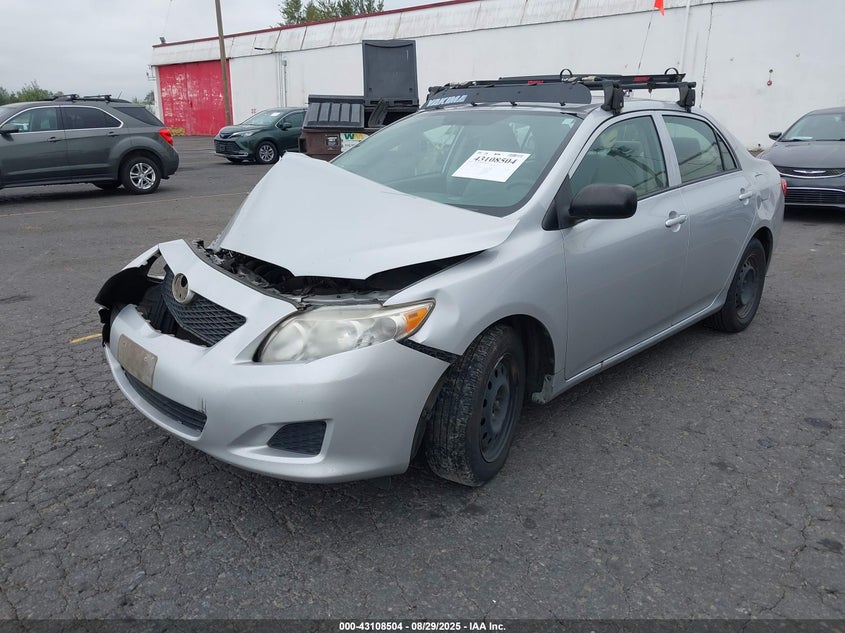 2010 Toyota Corolla silver sedan gasoline 2T1BU4EE9AC315136 photo #3