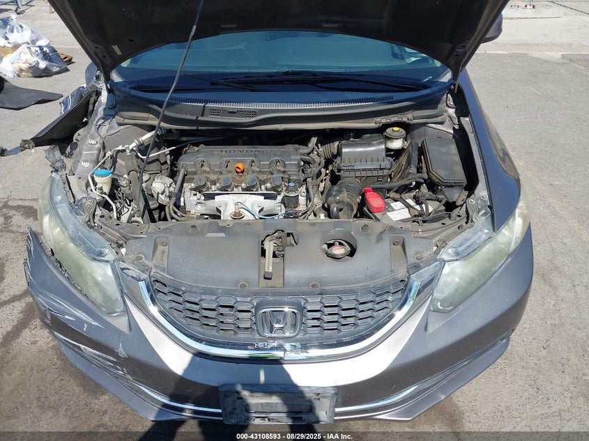 2013 Honda Civic Lx VIN: 19XFB2F55DE203322 Lot: 43108593