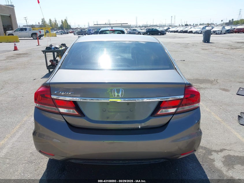 2013 Honda Civic Lx VIN: 19XFB2F55DE203322 Lot: 43108593