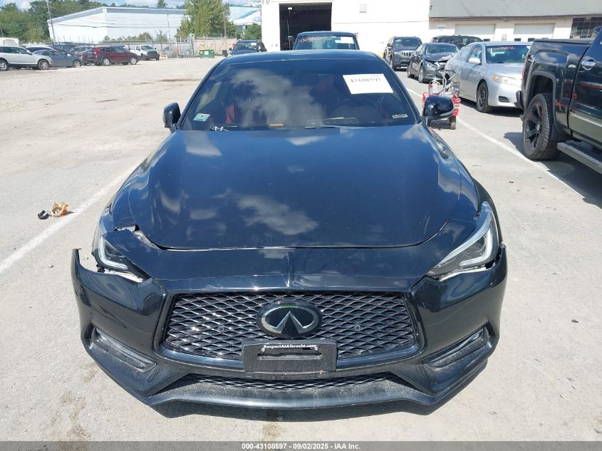 2018 Infiniti Q60 3.0T Luxe VIN: JN1EV7EL4JM391654 Lot: 43108597
