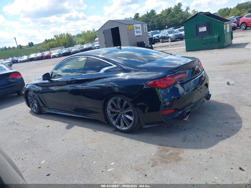 2018 Infiniti Q60 3.0T Luxe VIN: JN1EV7EL4JM391654 Lot: 43108597