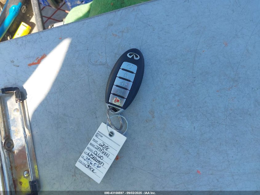 2018 Infiniti Q60 3.0T Luxe VIN: JN1EV7EL4JM391654 Lot: 43108597